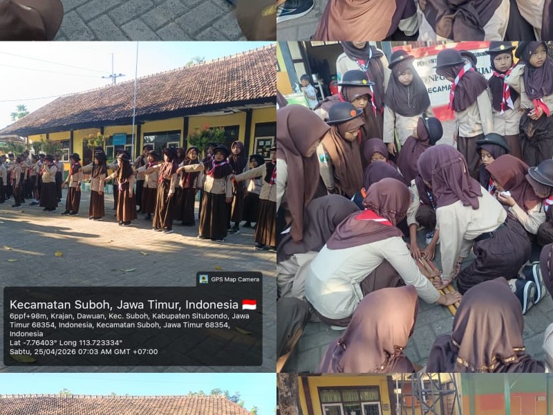 PEMANTAPAN PIONERING DARI LATIHAN GABUNGAN DENGAN SISWA SISWI SMPN 2 SUBOH